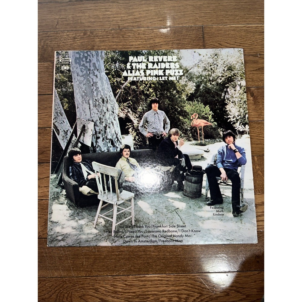 PAUL REVERE & RAIDERS 1969 "ALIAS PINK FUZZ" ORGL VINTGE US LP